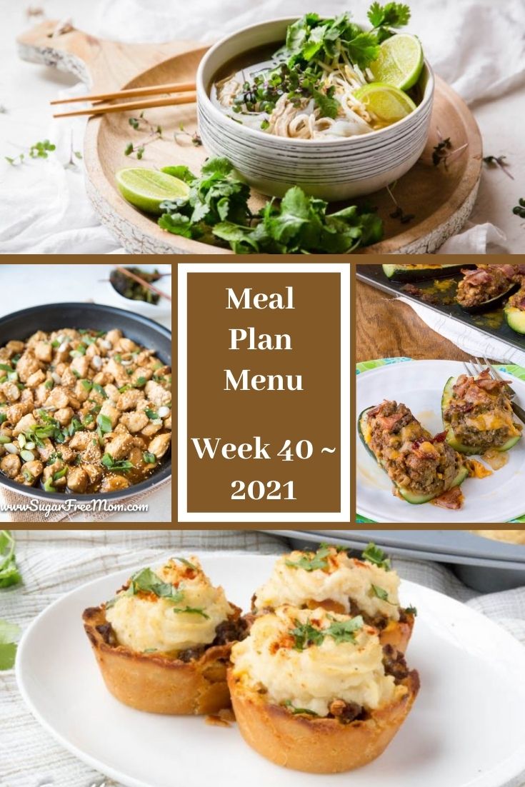 Low-Carb Keto Fasting Meal Plan Menu Week 40