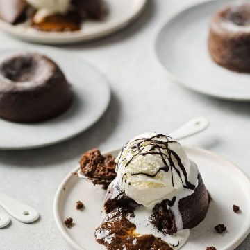 Sugar Free Keto Chocolate Caramel Lava Cakes