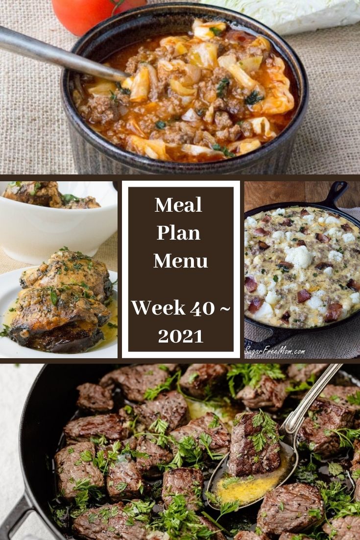 Low-Carb Keto Fasting Meal Plan Menu Week 41