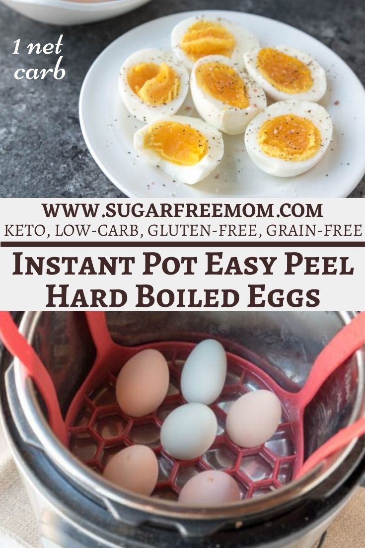Easy, 5-Minute Instant Pot Hard Boiled Eggs