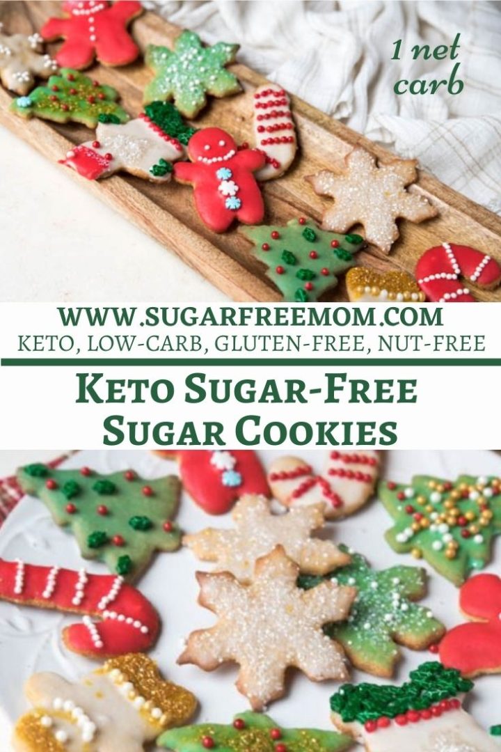 Sugar Free Sugar Cookies (Low Carb, Keto, Nut Free, Gluten Free