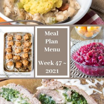 Low-Carb Keto Fasting Meal Plan Menu Week 47