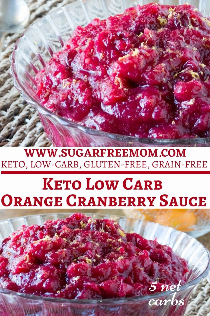 Keto Low Carb Cranberry Sauce