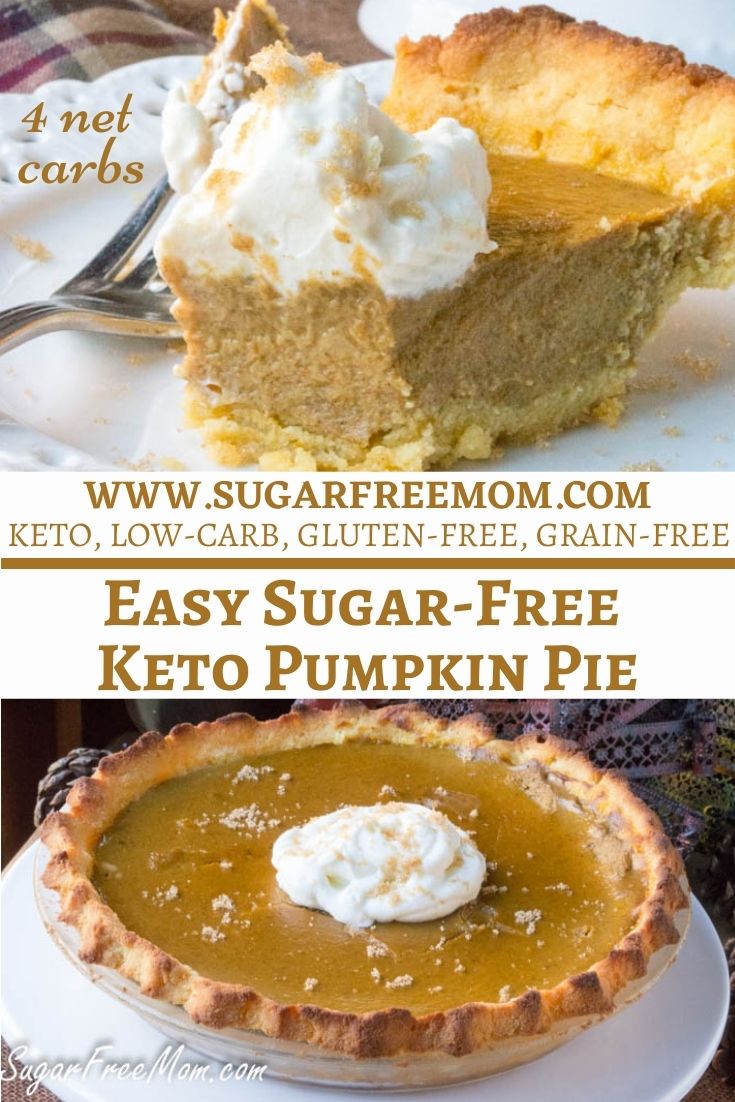 Best Keto Low Carb Sugar Free Pumpkin Pie Recipe