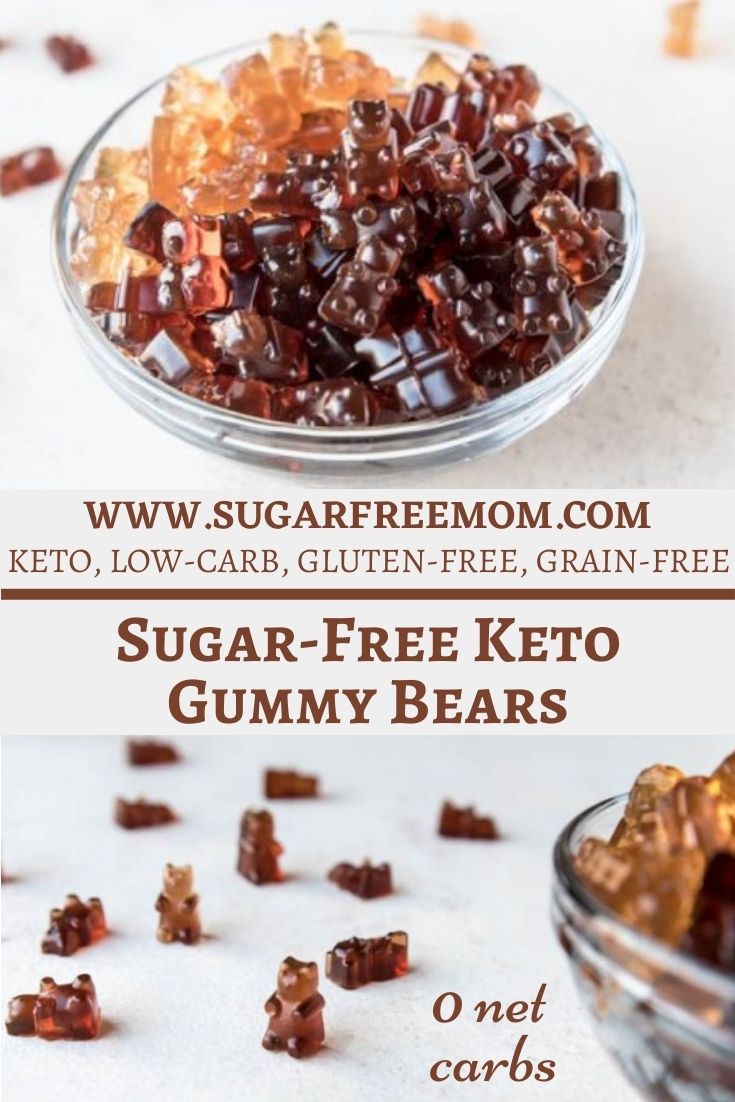 Sugar-Free Keto Gummy Bears - Real Food Ingredients No Jello