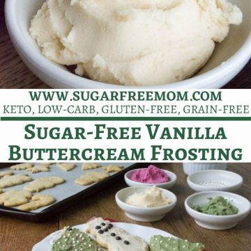 Sugar-Free Vanilla Buttercream Frosting