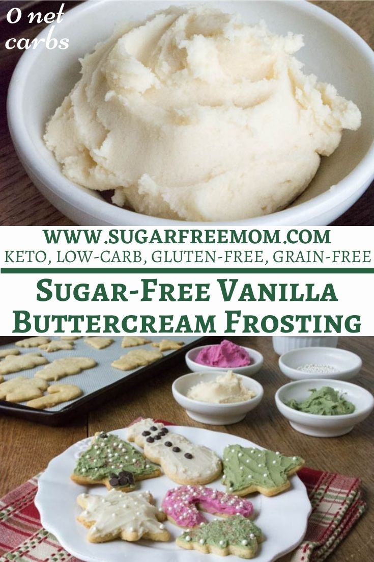 Sugar-Free Vanilla Buttercream Frosting