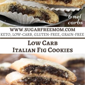 Low Carb Italian Fig Cookies - Pinterest Graphic