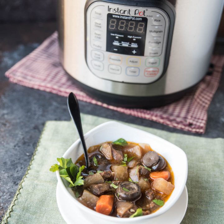 Low Carb Instant Pot Keto Beef Stew - Sugar-Free Mom
