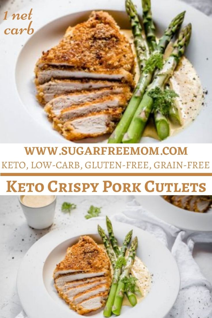 Keto Crispy Pork Cutlets (Gluten Free, Low Carb, Nut Free)