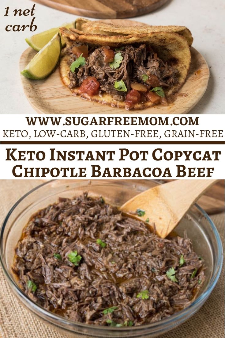 Instant Pot Copycat Chipotle Barbacoa Beef (Keto, Low Carb)