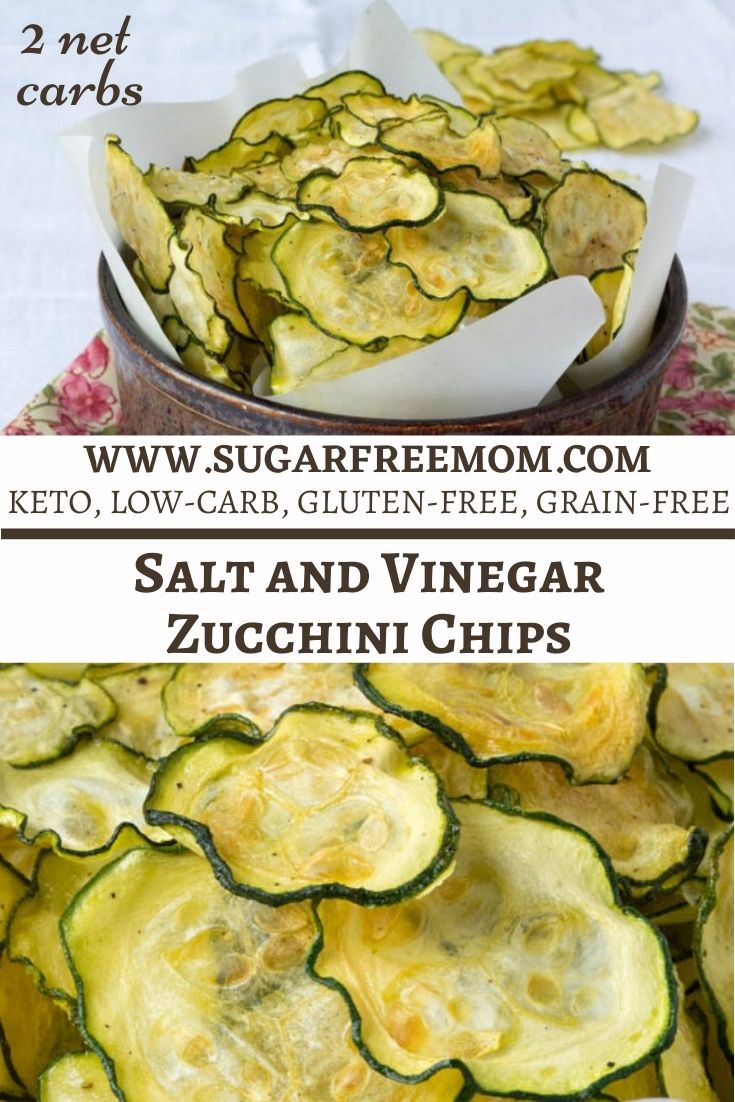 Salt and Vinegar Zucchini Chips