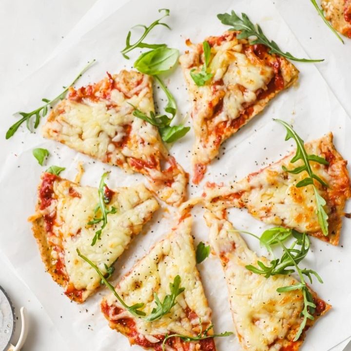 Low Carb Keto Chicken Crust Pizza ( Gluten Free, Nut Free)