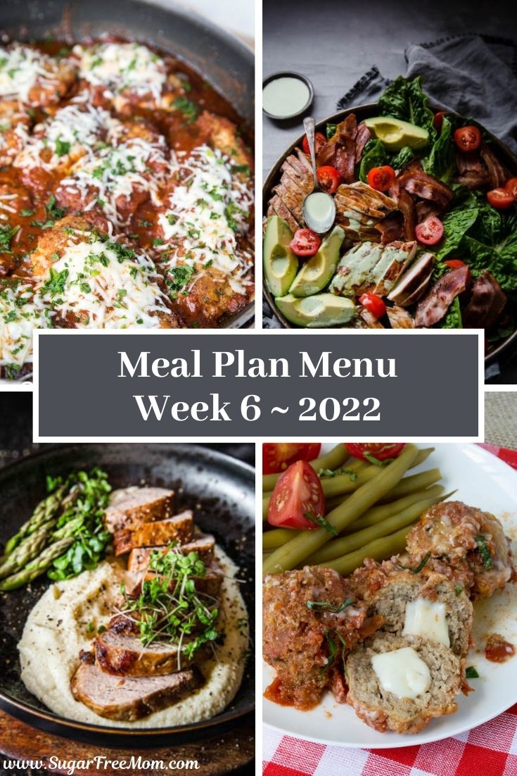 Low-Carb Keto Fasting Meal Plan Menu Week 6