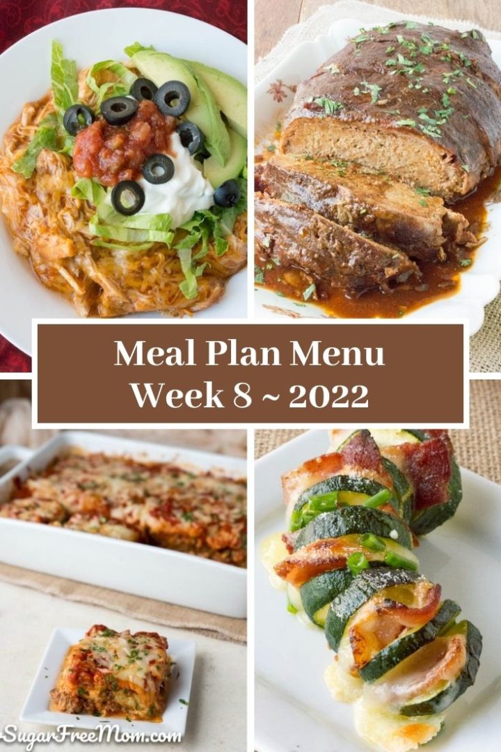 Low Carb Keto Fasting Meal Plan Menu Week 8 Sugar Free Mom