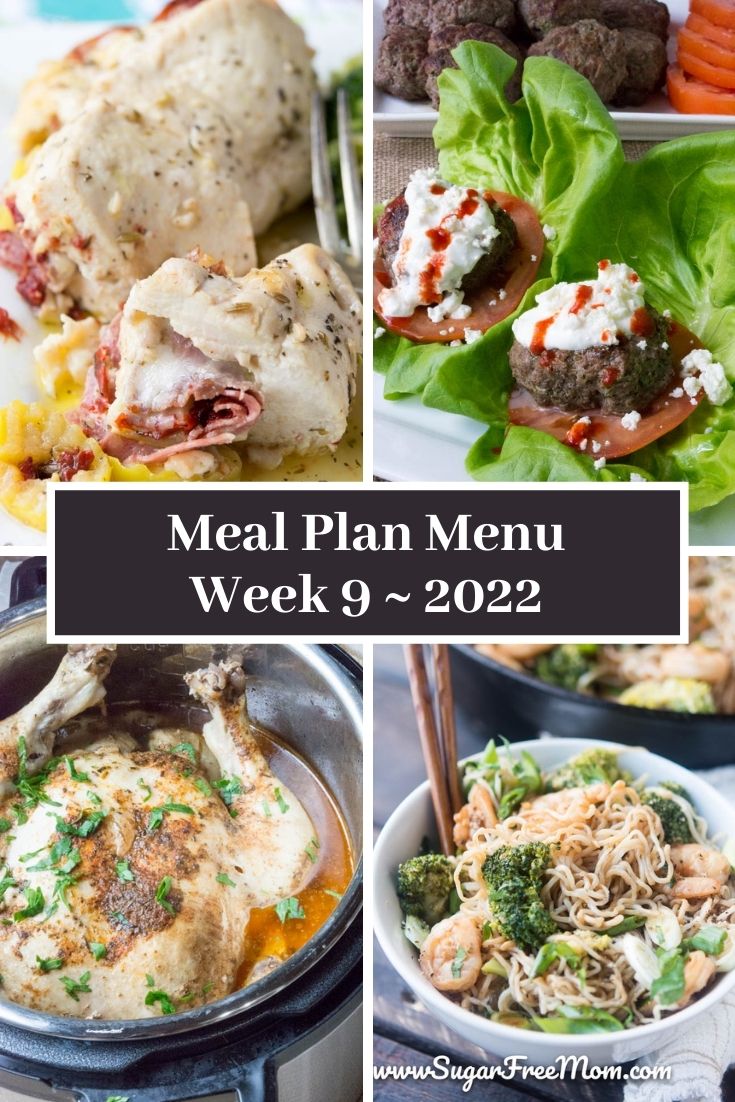 Low-Carb Keto Fasting Meal Plan Menu Week 9