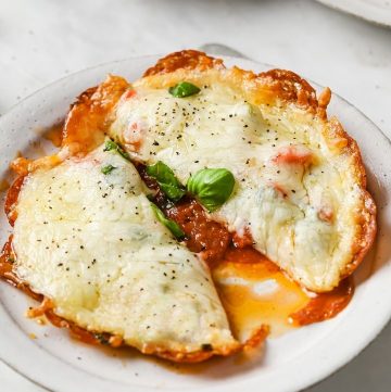 Keto Single-Serve Crustless Pizza