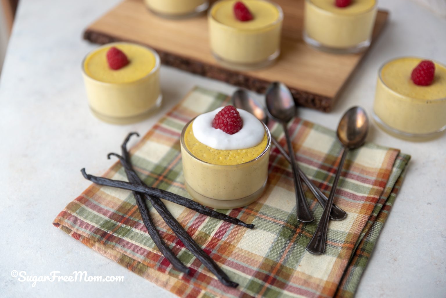 Easy Sugar Free Low Carb Keto Scrambled Egg Vanilla Pudding