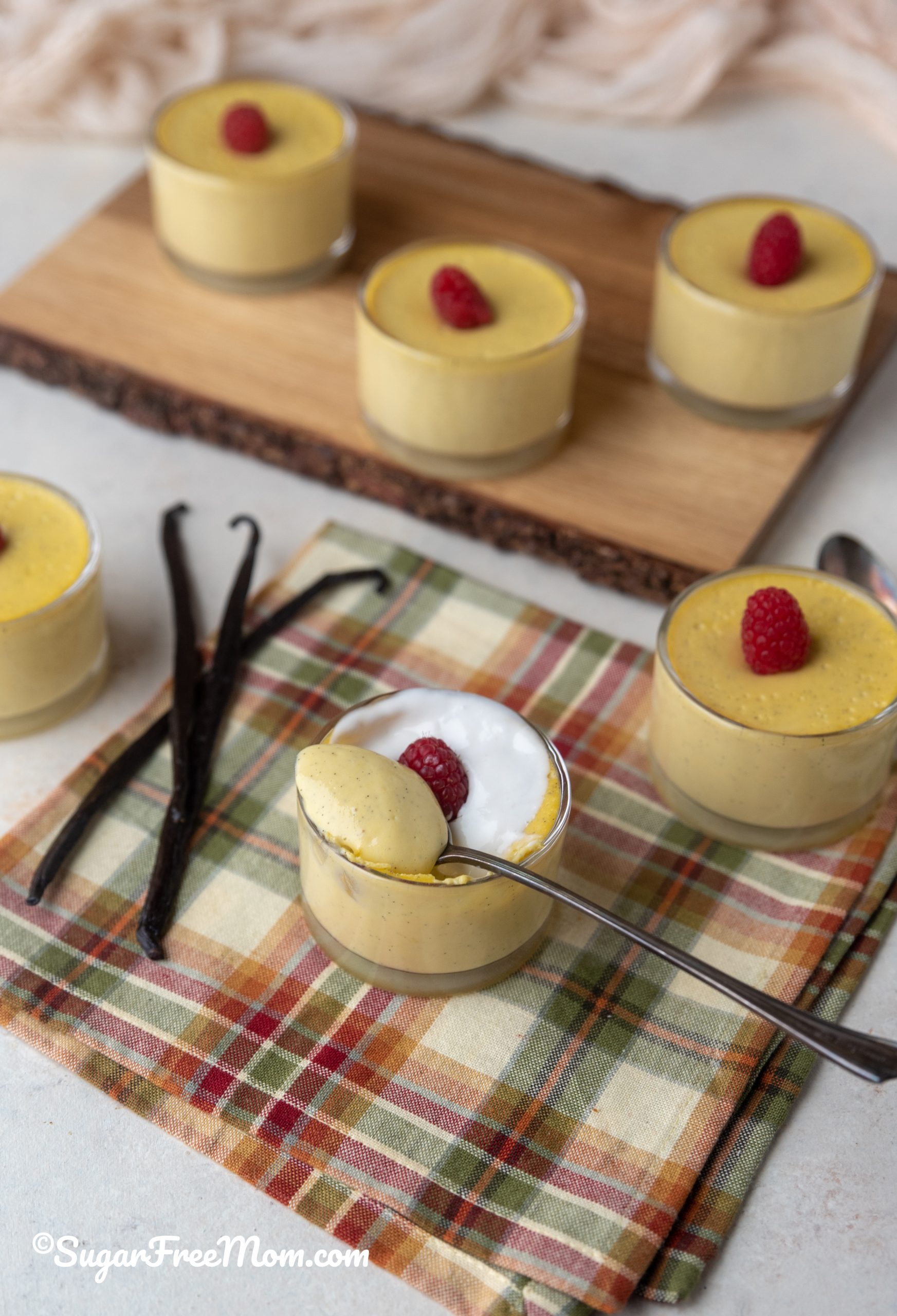 Easy Sugar Free Low Carb Keto Scrambled Egg Vanilla Pudding - Sugar-Free Mom