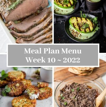 Low-Carb Keto Fasting Meal Plan Menu Week 10