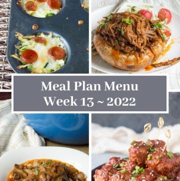 Low-Carb Keto Fasting Meal Plan Menu Week 13