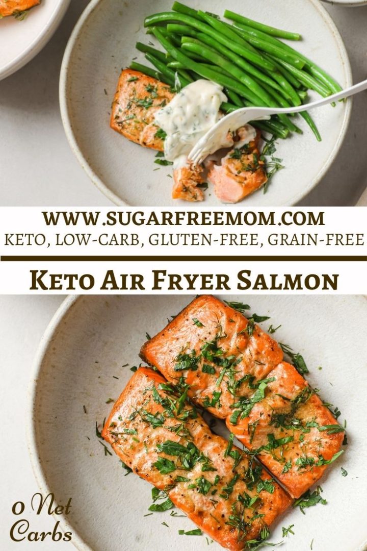 Keto Air Fryer Salmon - Sugar-Free Mom