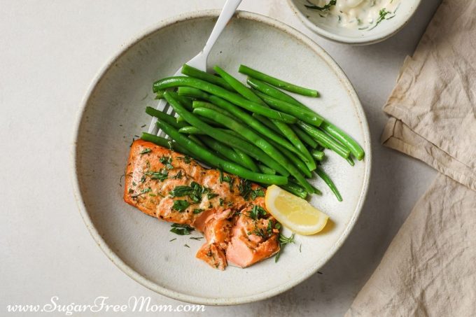 Keto Air Fryer Salmon - Sugar-Free Mom