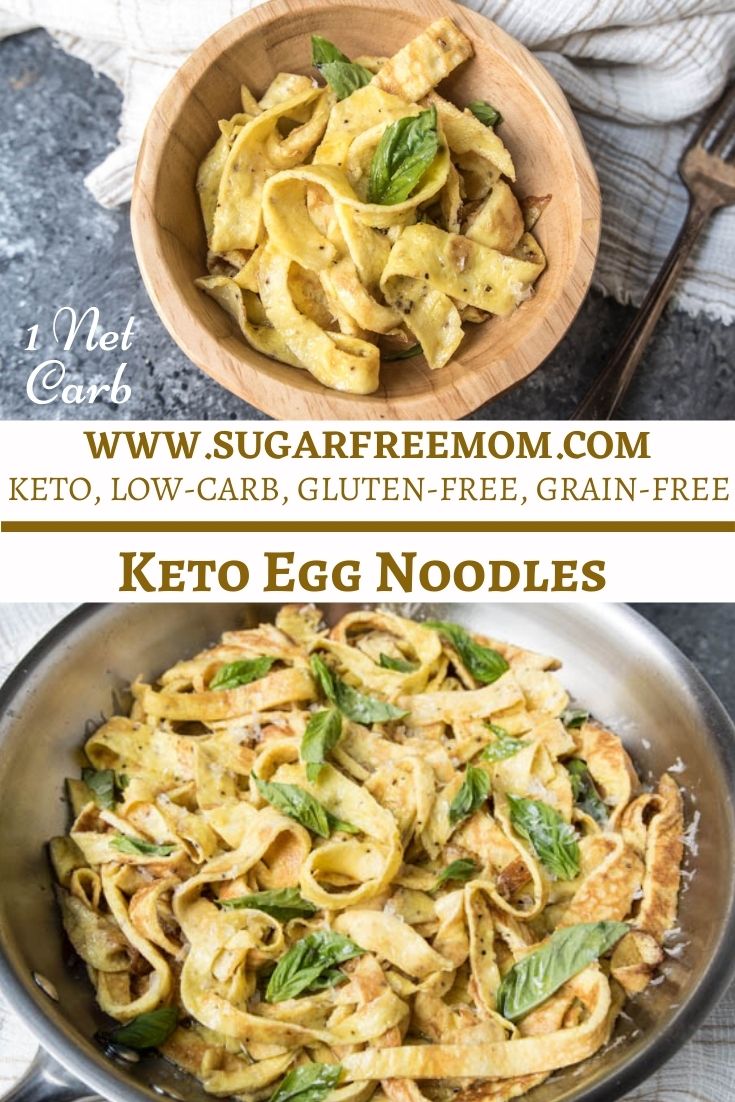 Keto Egg Noodles (Nut Free, Low Carb, Gluten Free)