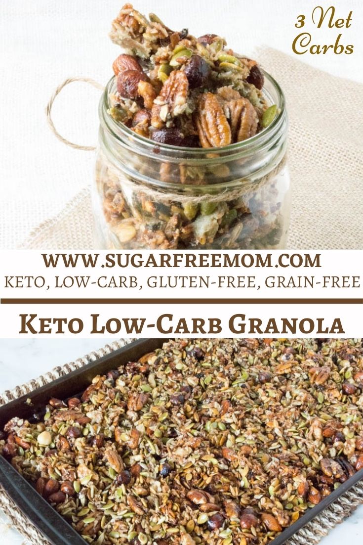 Keto Low-Carb Sugar-Free Granola (Slow Cooker or Oven)