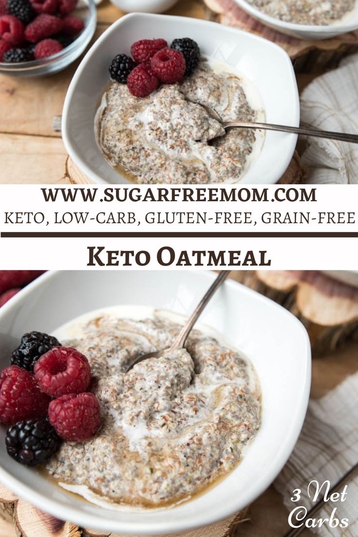 Sugar Free Low Carb Keto Oatmeal