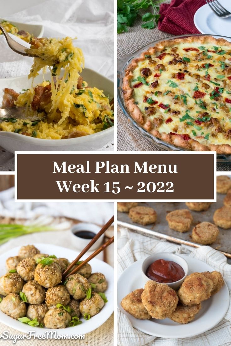 Low-Carb Keto Fasting Meal Plan Menu Week 15