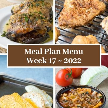 Low-Carb Keto Fasting Meal Plan Menu Week 17