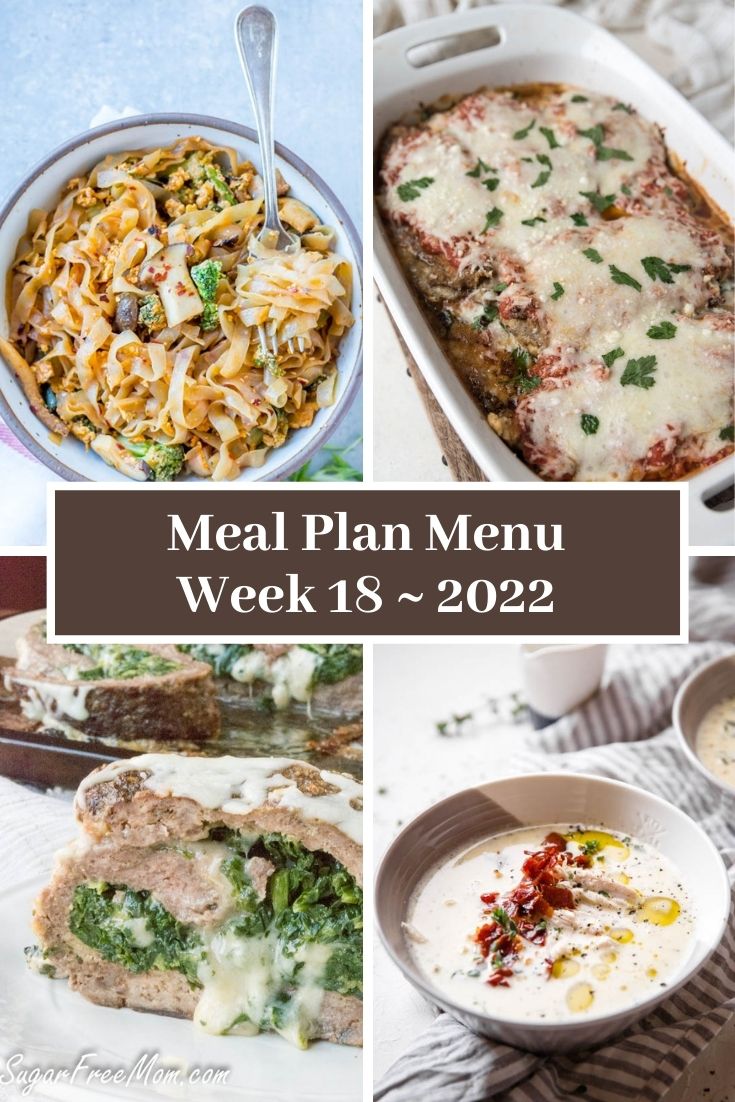 Low-Carb Keto Fasting Meal Plan Menu Week 18