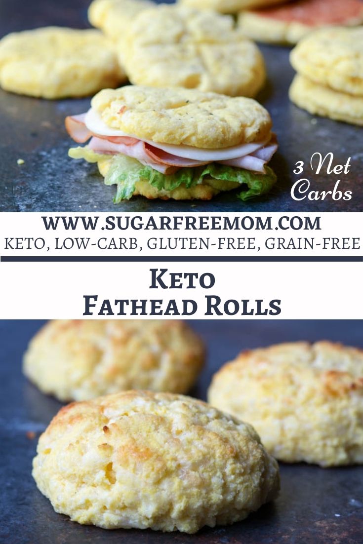 Keto FatHead Rolls (Almond Flour Free Dinner Rolls)