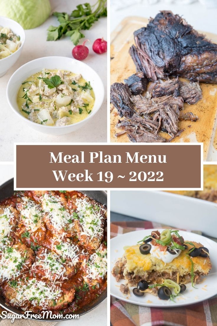 Low-Carb Keto Fasting Meal Plan Menu Week 19