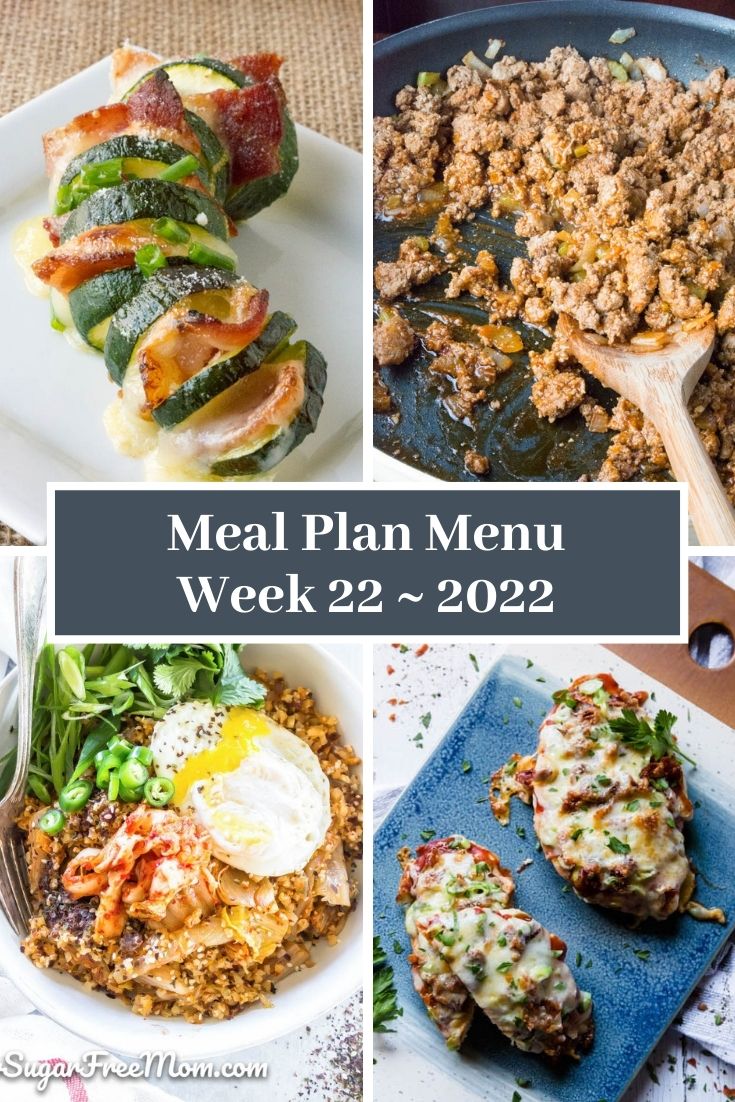 Low-Carb Keto Fasting Meal Plan Menu Week 22