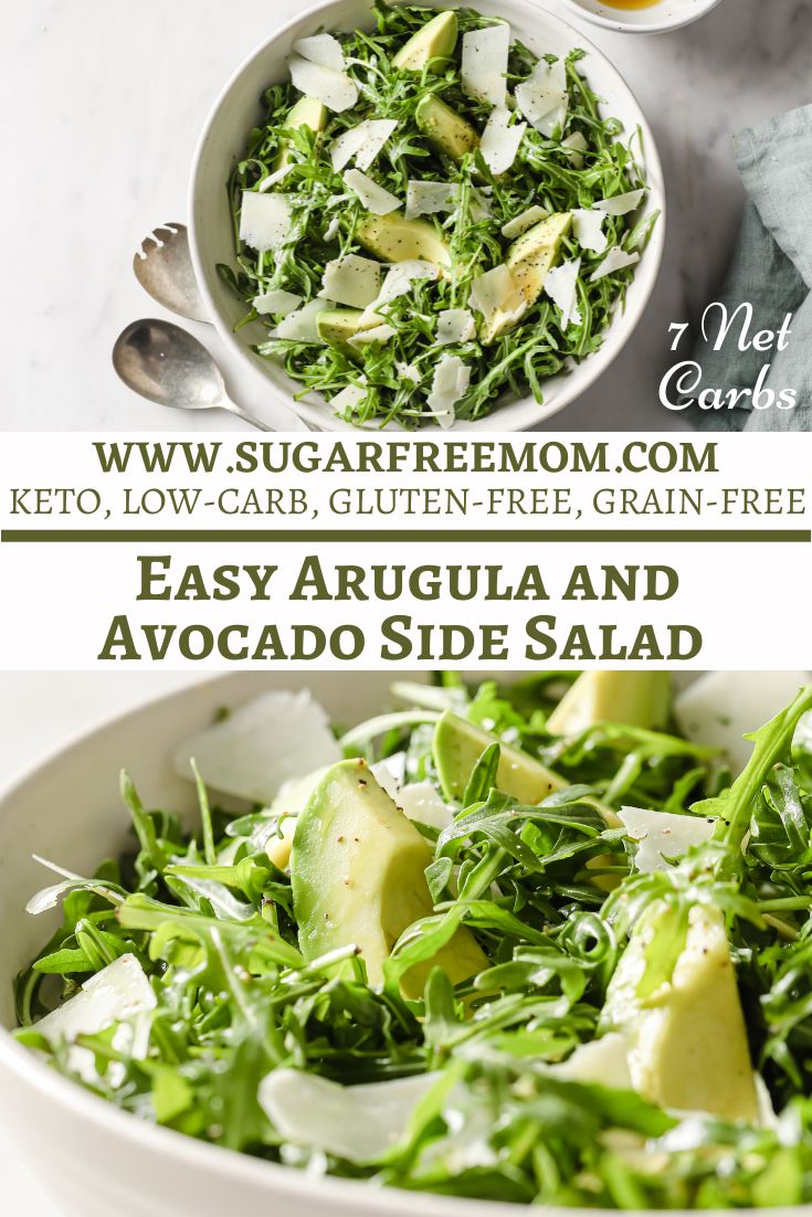 Easy Arugula Avocado Salad