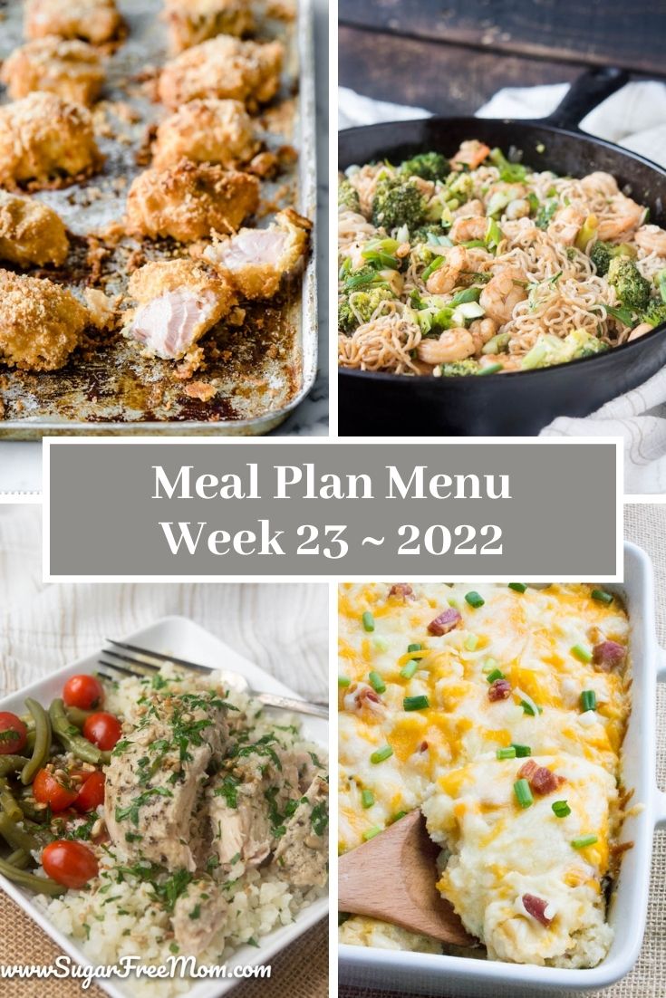 Low-Carb Keto Fasting Meal Plan Menu Week 23