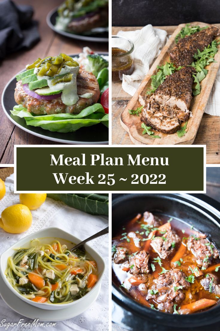Low-Carb Keto Fasting Meal Plan Menu Week 25