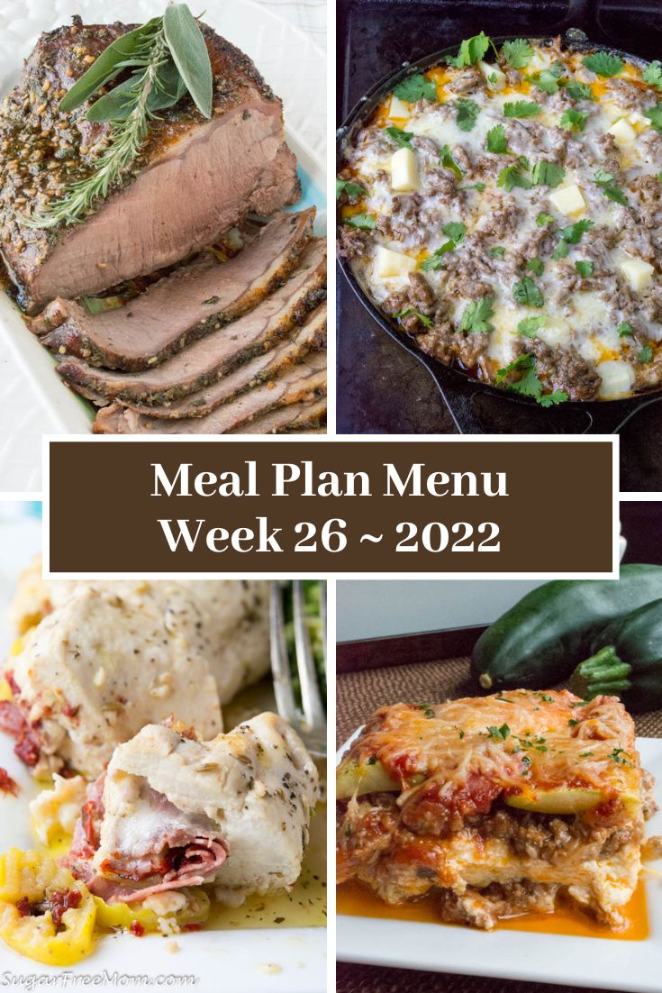Low-Carb Keto Fasting Meal Plan Menu Week 26