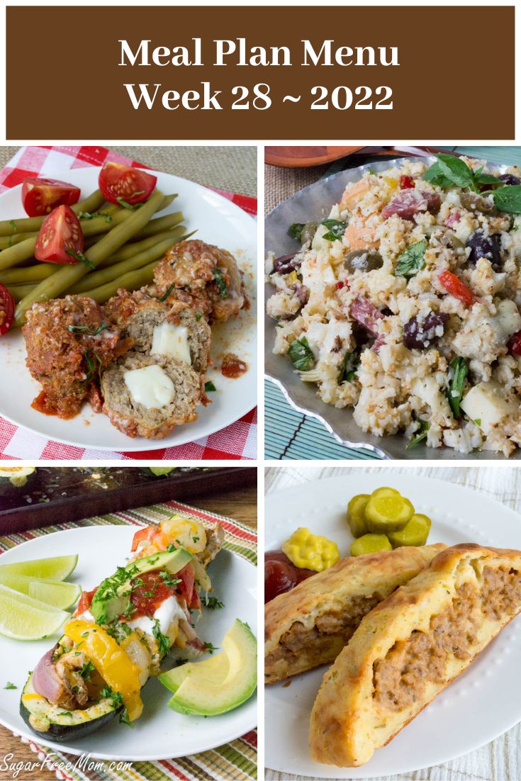 Low-Carb Keto Fasting Meal Plan Menu Week 28