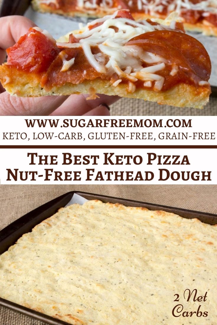 The Best Keto Pizza (Nut Free Fathead Dough)