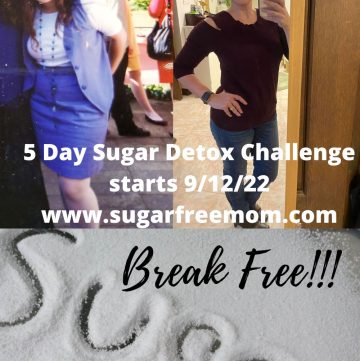 5 Day Sugar Detox Challenge starts 9/12/22