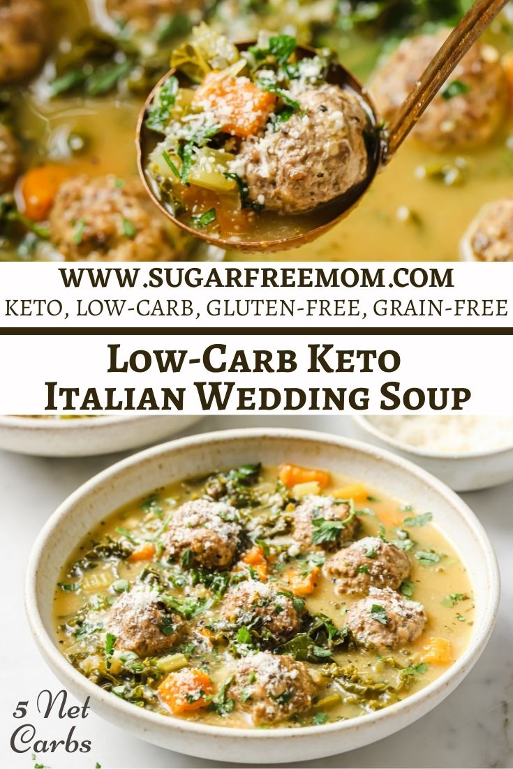 Low-Carb Keto Italian Wedding Soup