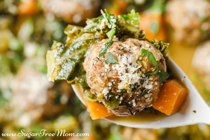 Low-Carb Keto Italian Wedding Soup - Sugar-Free Mom