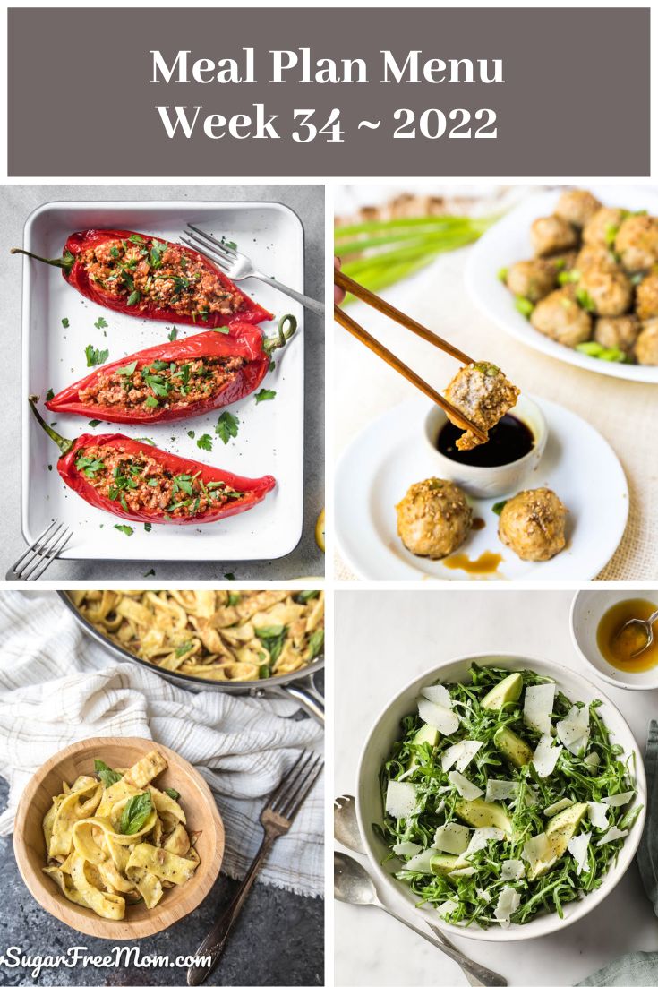 Low-Carb Keto Fasting Meal Plan Menu Week 34