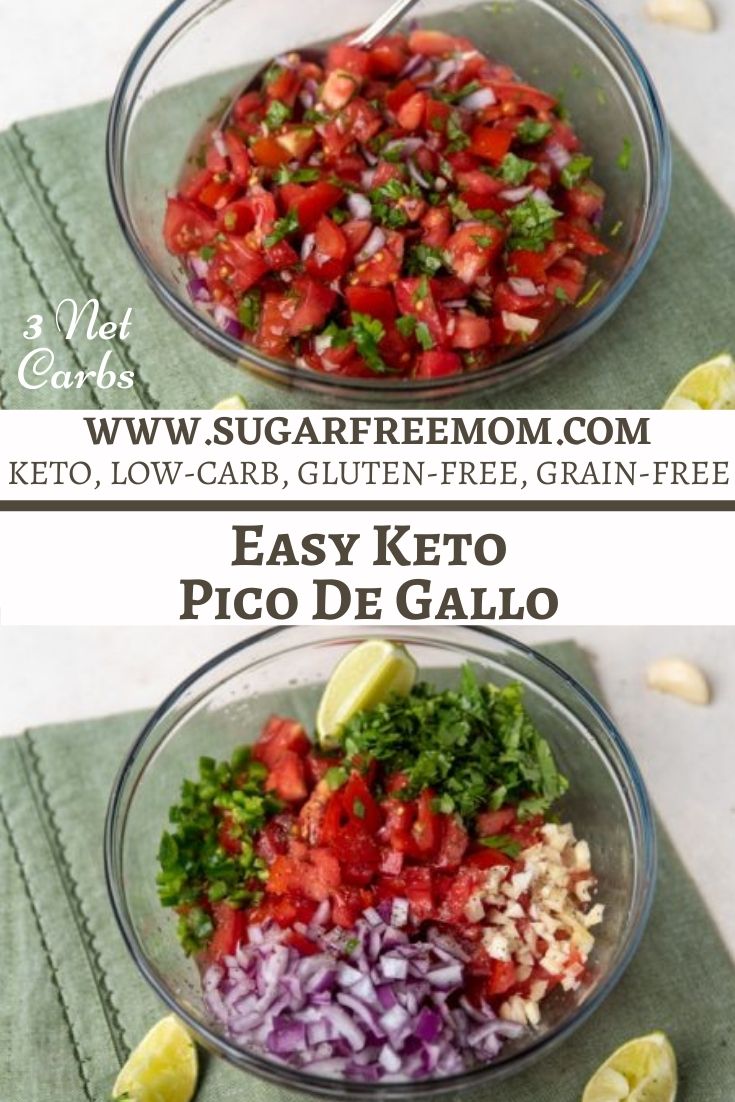 Easy Pico de Gallo (Low Carb, Keto, Gluten Free)
