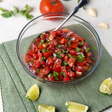 Easy Pico de Gallo (Low Carb, Keto, Gluten Free)