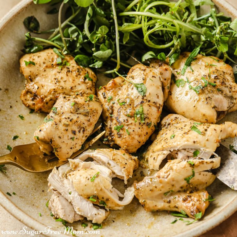 LowCarb Keto Dijon Chicken Thighs