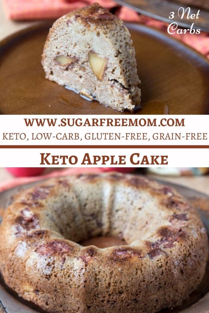 Low Carb Keto Apple Cake (Gluten Free, Nut Free)